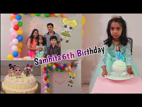 Samhita 6th Birthday party | LOL Theam decor, Cake |Pullme-up Cake | RSS kitchen&crafts |Disco dance