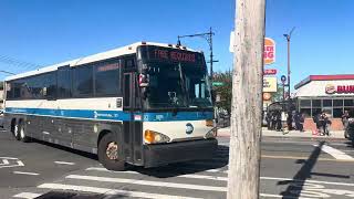 MTA: 2013 MCI D4500CT #2271 on the BxM10 arriving at Eastchester Road/Boston Road 