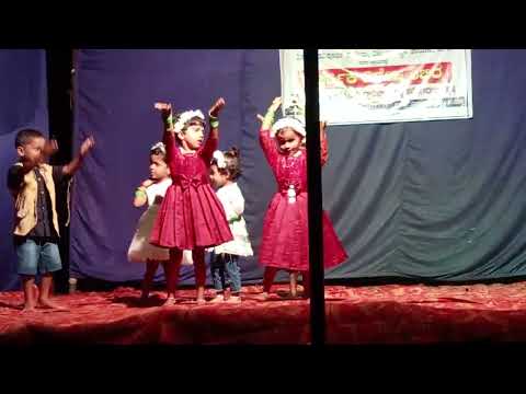 anganavady children s baninalli mudi banda Chanda mama song with dance