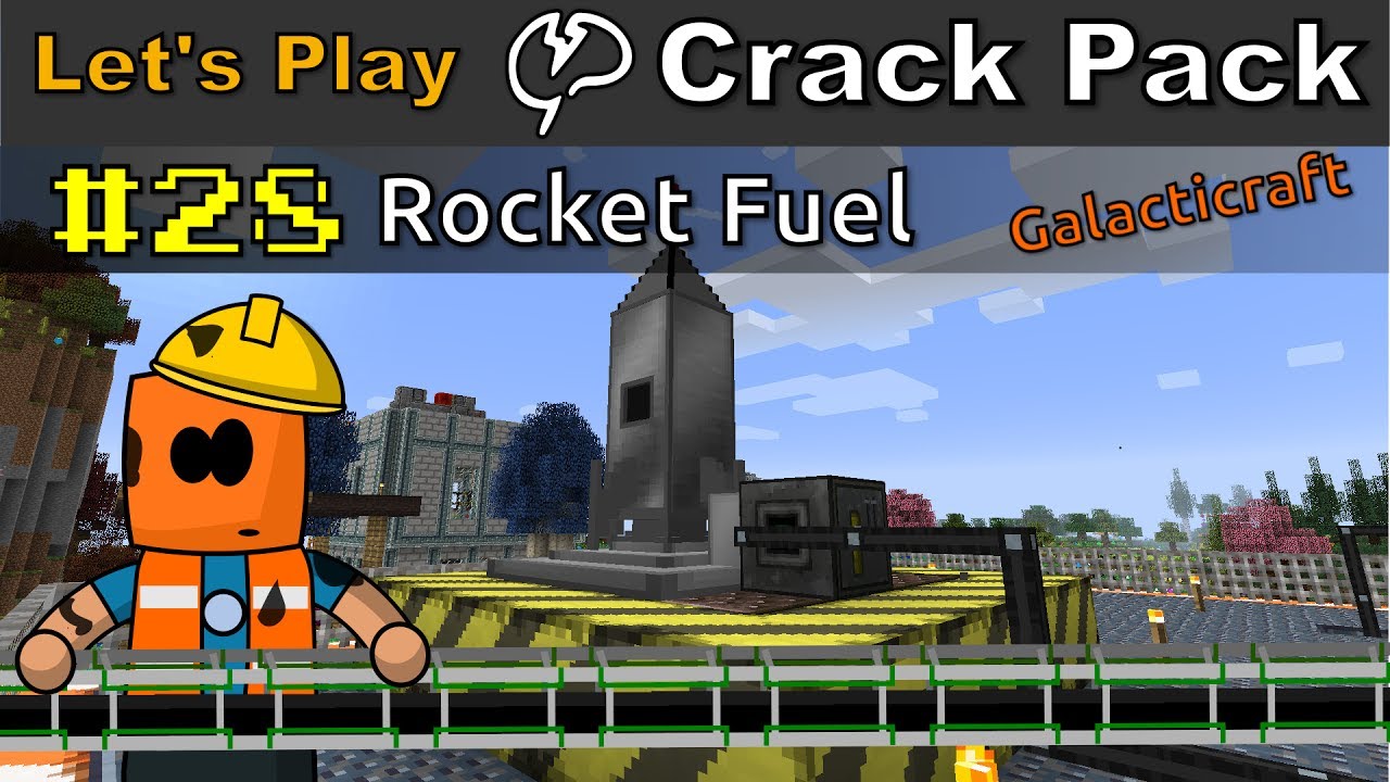 Minecraft - CrackPack #28 | Oil Refinery and Rocket Fuel