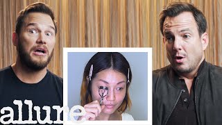 Chris Pratt and Will Arnett Narrate A Makeup Tutorial | Allure