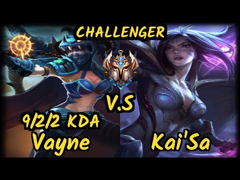 G2 Perkz (VAYNE) vs KAI'SA - 9/2/2 KDA BOTTOM ADC CHALLENGER GAMEPLAY - EUW