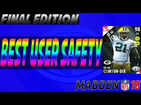 NEW 98 Overall HaHa Clinton-Dix (MUT 16 Final Edition)
