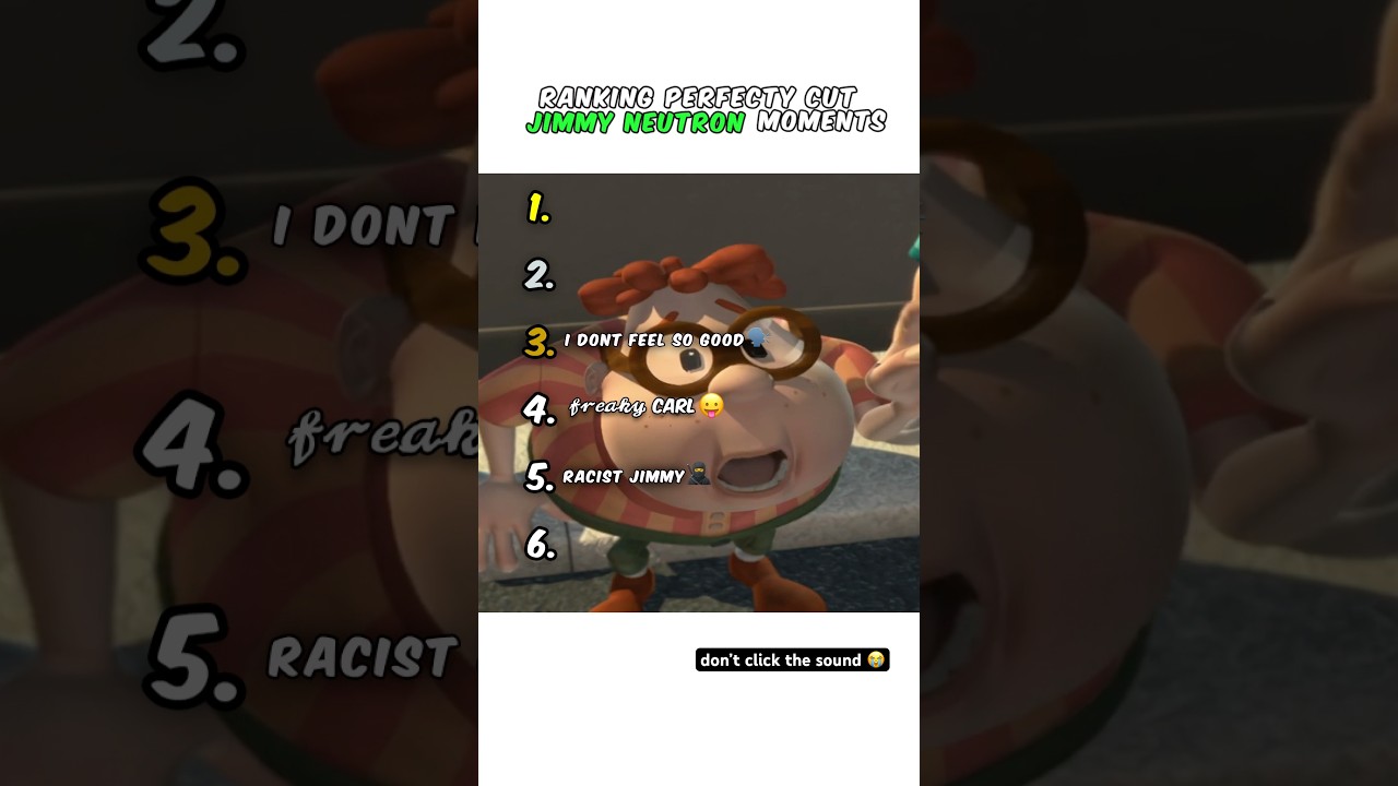 Ranking Jimmy Neutron Moments 😭
