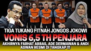 Download lagu TEPAT MALAM INI‼️ FARHAT ABBAS, ADE DERMAWAN & ANDI ASWAN DI TANGKAP‼️ TERVONIS 6,5 TH PENJARA 😱 mp3 Download lagu TEPAT MALAM INI‼️ FARHAT ABBAS, ADE DERMAWAN & ANDI ASWAN DI TANGKAP‼️ TERVONIS 6,5 TH PENJARA 😱 mp3