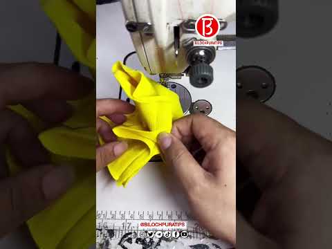 How to make Ribbed cuff slit simple method sewing tutorial part 20