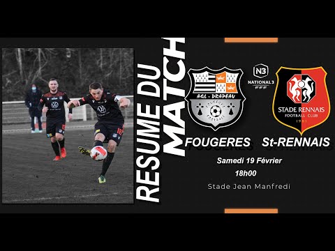 Résumé AGLD Fougères - Stade Rennais | J15 National 3 Bretagne