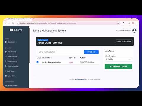 Library Management System