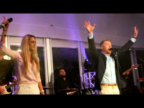 Ronan Keating performing Life is a Rollercoaster with Girlfriend Storm