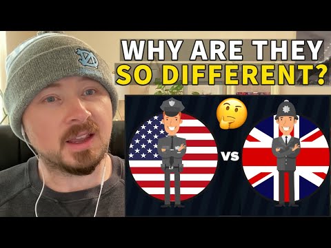American Reacts to British Cops vs American Cops