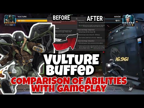Mcoc Vulture buffed abilities details shown clearly - Marvel contest of champions