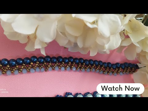 Beads Embroidey Basic stitches for beginners🌺Hand Embroidery(bead work)🌺beading embroidery🌺 tutorial