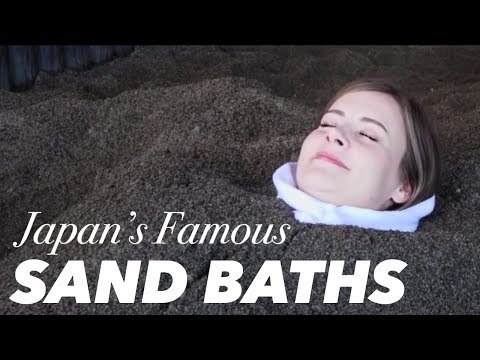 日本の砂風呂を体験してみた～鹿児島の一日 (I Tried a Japanese SAND BATH ?A Day in Kagoshima)