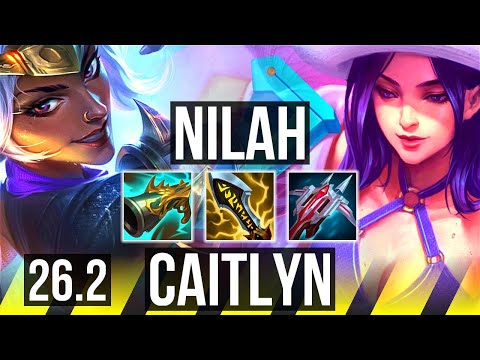NILAH & Senna vs CAITLYN & Karma (ADC) | 52K damage | NA Master | 26.2