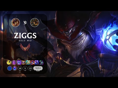 Ziggs Mid vs Cassiopeia - EUW Grandmaster Patch 13.8
