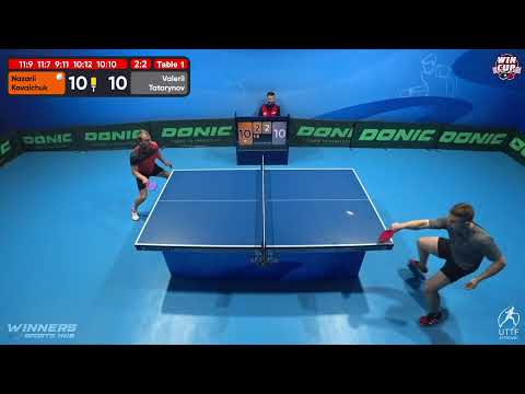 02:00 Nazarii Kovalchuk 2 - 3 Valerii Tatarynov West 5 WIN CUP 29.10.2022 | TABLE TENNIS WINCUP