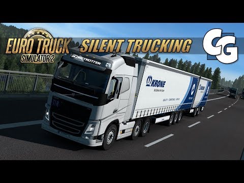 Silent Trucking - Volvo FH - Karlskrona to Copenhagen - ETS2 1.32 (No Commentary)