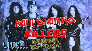 KILLERS Remember Tomorrow Live Paul Di&#39;Anno Battlezone Murder One Tour Iron Maiden Rare NWOBHM Metal
