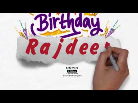 Happy Birthday Rajdeep
