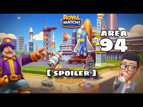 [SPOILER] Royal Match Area 94 Launch Site | Lv 7501-7504 Latest Update Royal League Gameplay No Hack