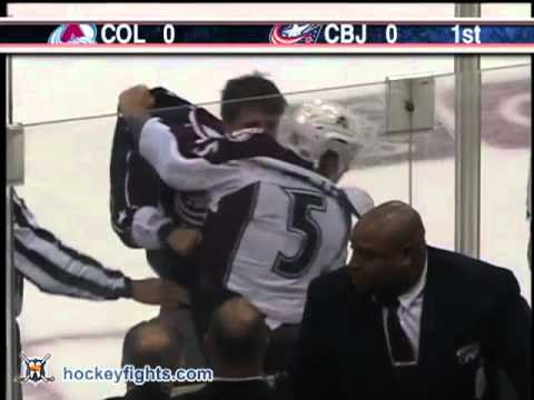 Cody McLeod vs Derek Dorsett Oct 12, 2011 Redux