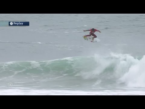 Quik Pro France: Filipe Toledo vs. Davey Cathels in Heavy Exchange