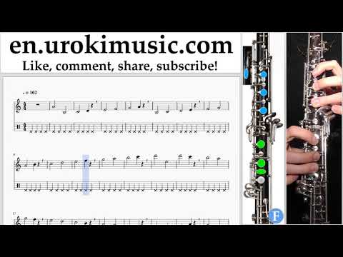 How to Play Oboe Clean Bandit - Rockabye ft Sean Paul Anne-Marie Tabs Part#1 exercises, scales um