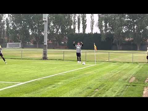 Nouken save. Nufc under 21s v stoke under 21s. 15.8.22