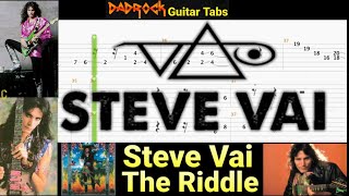 The Riddle - Steve Vai - Guitar + Bass TABS Lesson