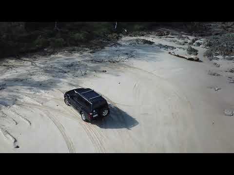 Pajero driving to serenity