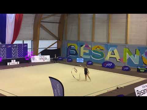 Pauline Point ruban - Nat B 18 ans et + - France Besançon 2018
