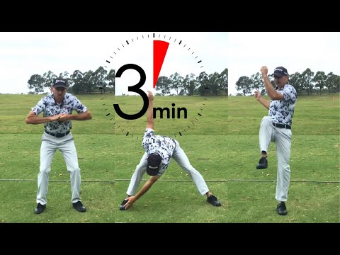 Best Warm Up For Golf - When You’re Late! (3 Minutes)