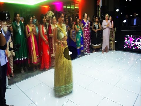 Girl rocks the dance floor! Best Punjabi Sikh Wedding Dance Off Ever | 2017
