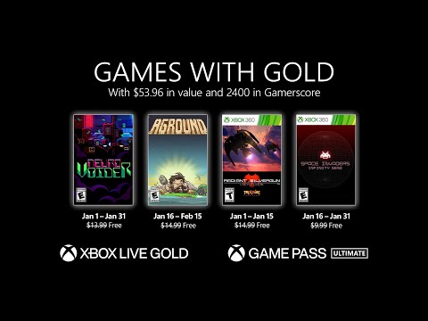 Xbox   January 2022 Games with Gold