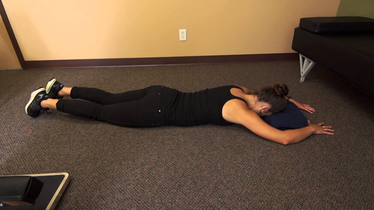 Prone Straight Leg Raise