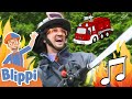 Firetruck Song BLIPPI Firefighter Educational Songs For Kids