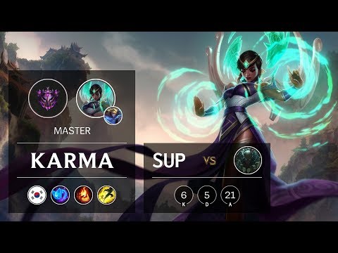 Karma Support vs Pyke - KR Master Patch 9.13