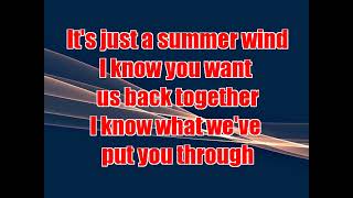 The Desert Rose Band Summer Wind (karaoke) (by request)