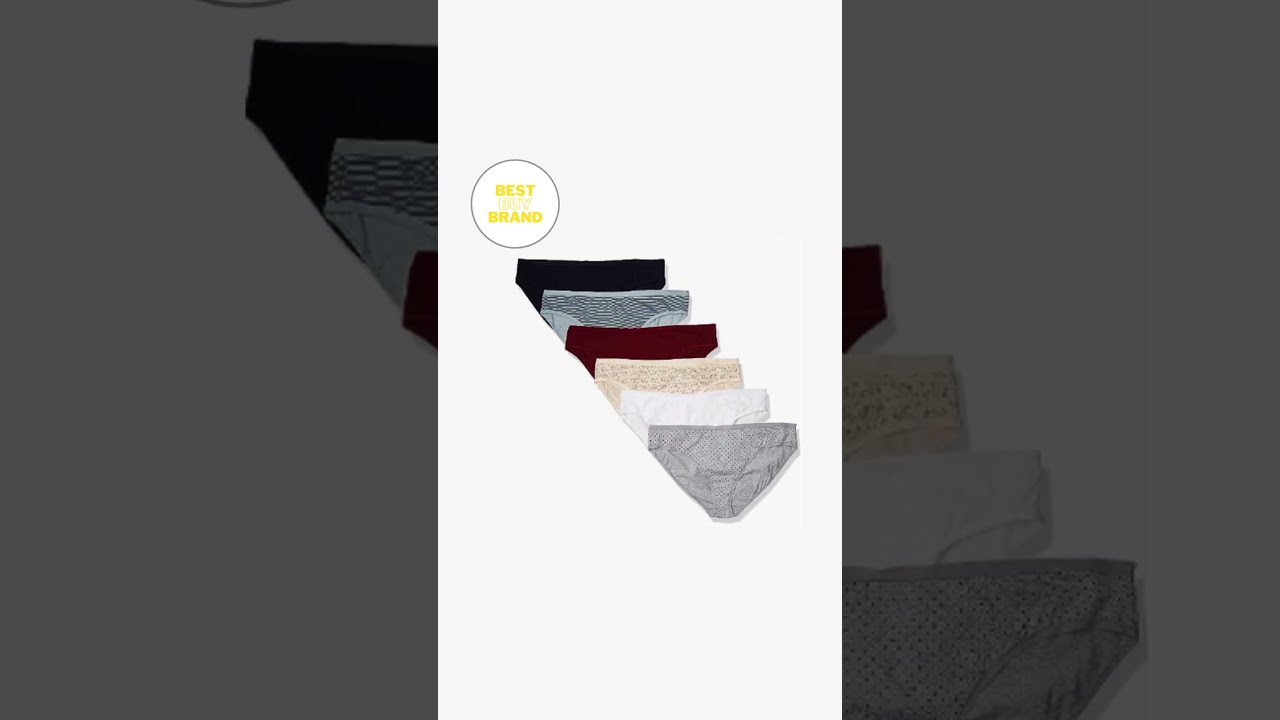 #10 trending brand in Amazon - Amazon Essentials Women's Cotton Bikini Brief Underwear