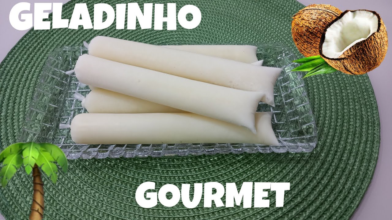 COMO FAZER GELADINHO DE CÔCO CREMOSO- SUPER FÁCIL E DELICIOSO