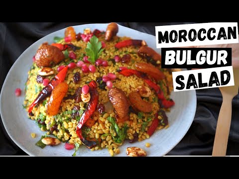 , title : 'NEW MOROCCAN INSPIRED BULGUR RECIPE - Healthy Bulgur Wheat Salad with Sweet Potato - Bulgar Pilaf'