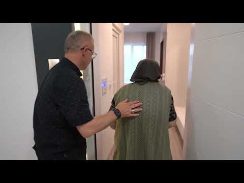 Magbule Rexhepaj banorja e re e shtëpisë së të moshuarve "Jetimat e Ballkanit"