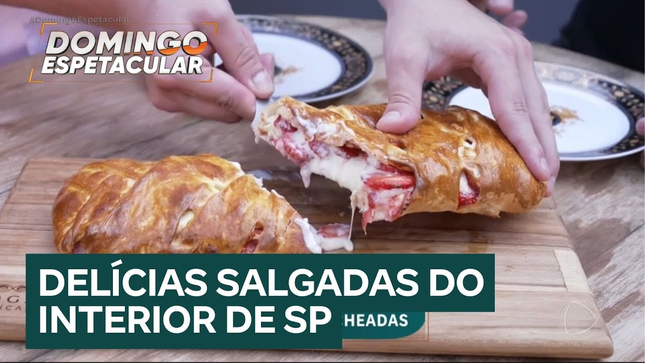 Comendo Por Aí: Restaurante no interior de SP mostra tranças recheadas e salgados especiais