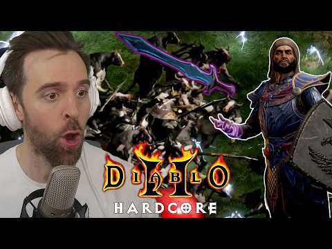 Diablo 2 Hardcore Warlock Run, Using Super OP Summon Demon Build.