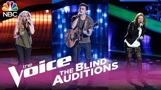 The Voice 2017 - Blind Audition Montage: Katrina Rose, Natalie Stovall, Ryan Scripps