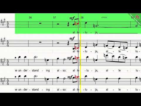I will sing with the spirit - John Rutter - SOPRANES