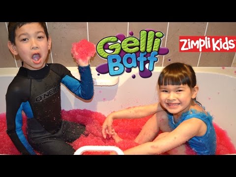 Gelli Baff Bath Playtime Family Fun Kids Video | TheChildhoodlife