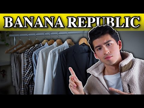 Minha coleção de roupas Banana Republic | O que comprar em 2023