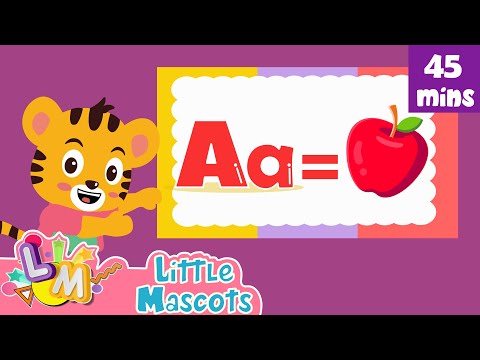 ABC Song | Little Mascots Nursery Rhymes & Kids Songs