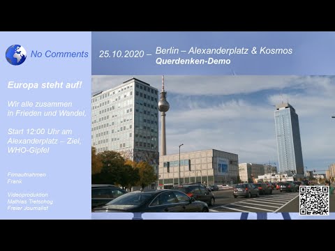 25.10.2020 - Berlin, Impressionen #QuerdenkenBerlin